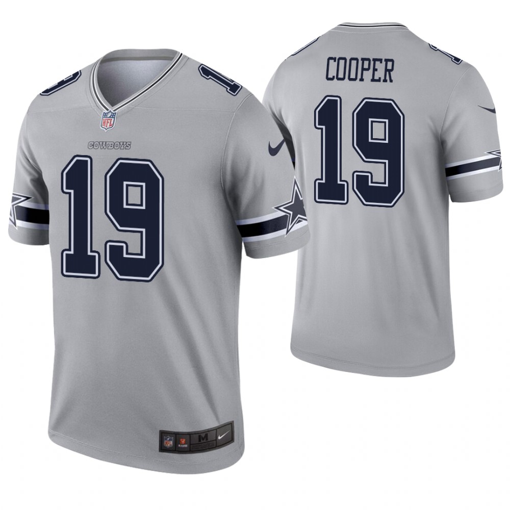 Youth Dallas Cowboys 19 Cooper Grey Nike Vapor Untouchable Limited NFL Jersey